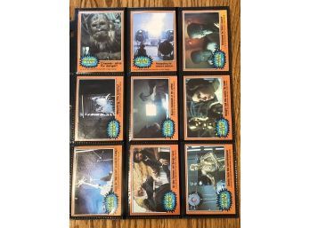 1977 Star Wars Lot Of (9) Cards