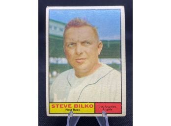 1961 Topps Baseball Steve Bilko