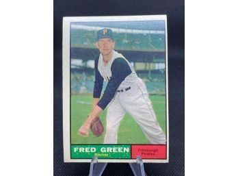 1961 Topps Baseball Fred Green