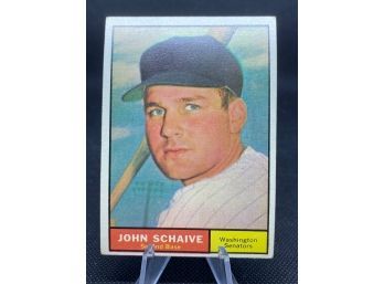 1961 Topps Baseball John Schaive