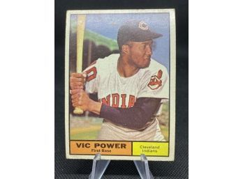 1961 Topps Baseball Vic Power