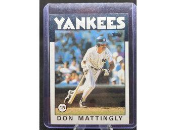 1986 Topps Don Mattingly
