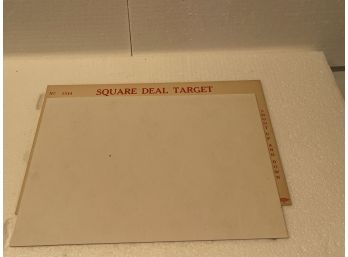 Vintage Square Deal Target Co. March 22, 1938 No.2112001