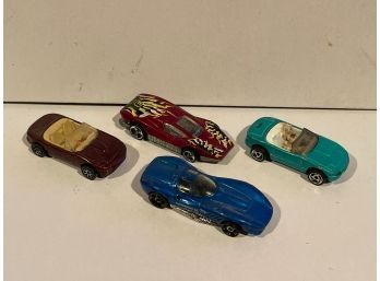 Assorted Sports Cars Lot Of 4