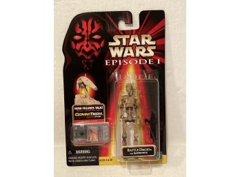 1998 Star Wars Episode I Battle Droid Action Figure 3.75 With Comm Tech Chip