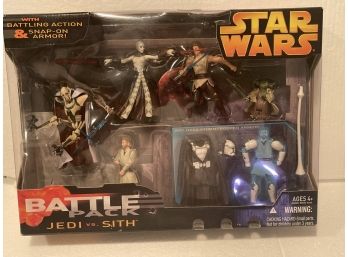 Star Wars Jedi Vs Sith (2005) Hasbro Battle Pack Figure Set 6-Pack - (General Gr