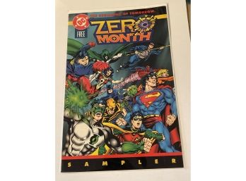 DC Comics Zero Month 1994 Free Promo  The Beginning Of Tomorrow