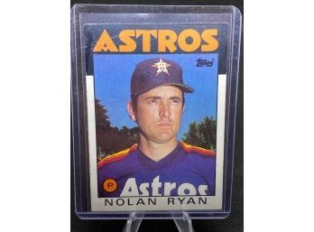 1986 Topps Nolan Ryan Houston Astros #100 Baseball Card