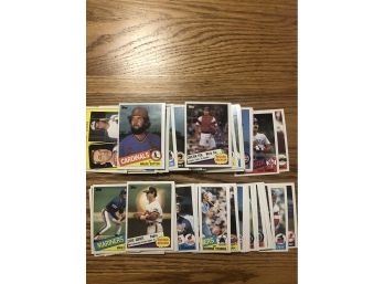 Lot Of (100) 1985 Topps Baseball Cards