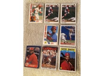 Ozzie Smith Baseball Card Lot Of 8