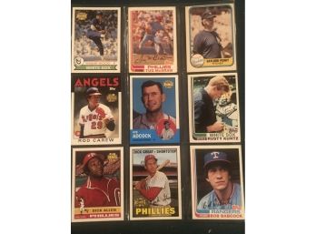 Lot Of (10) Assorted Baseball Cards