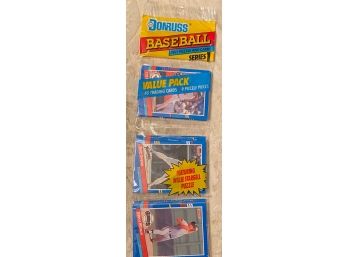 1991 Donruss Series 1 Baseball Rack Pack With Tony Gwynn And Cal Ripken Showing!