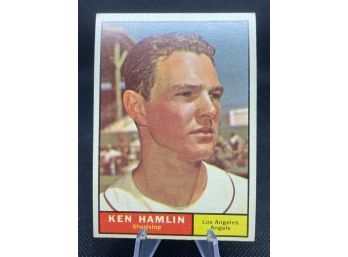 1961 Topps Baseball Ken Hamlin