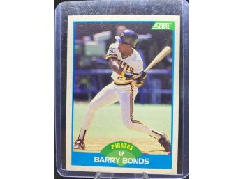 1989 Score Baseball Barry Bonds