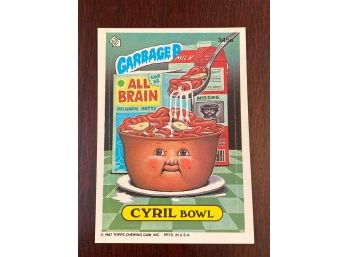 Garbage Pail Kids Cyril Bowl