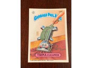 Garbage Pail Kids Trina Cleaner