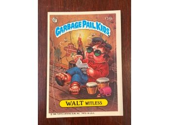Garbage Pail Kids Walt Witless