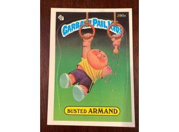 Garbage Pail Kids Busted Armand