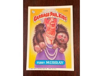 Garbage Pail Kids Furry Murray