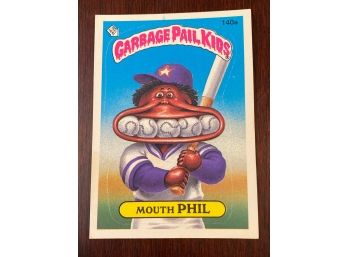 Garbage Pail Kids Mouth Phil