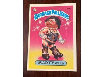 Garbage Pail Kids Marty Gras