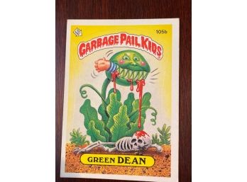 Garbage Pail Kids Green Dean