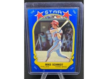 1981 Fleer Sticker Baseball Card Mike Schmidt