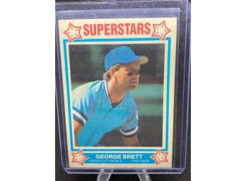 1989 Superstars Baseball Card George Brett