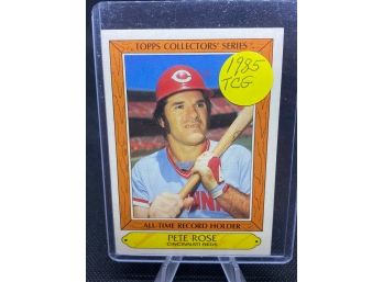 1985 Topps Baseball Card Pete Rose