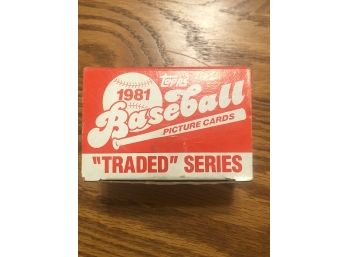 1981 Topps Baseball Traded Set