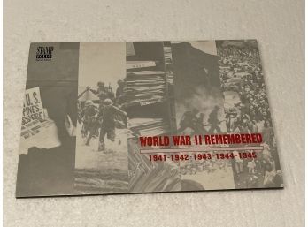 WORLD WAR II REMEMBERED STAMP FOLIO $11.60 .29cent  Sealed Stamps Unused