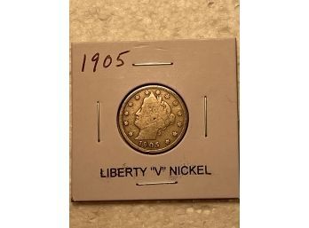 1905 Liberty V Nickel
