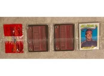 1989 Topps Baseball Rack Pack With Bo Jackson On Top!