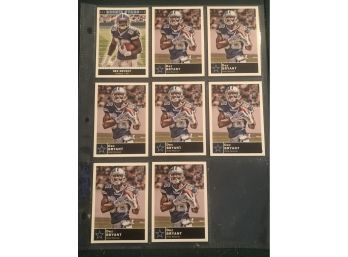 Lot Of 8 Dez Bryant Football Cards