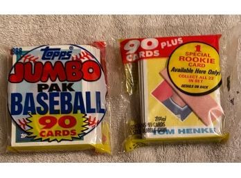 1988 Topps Baseball Jumbo Pack Error!!