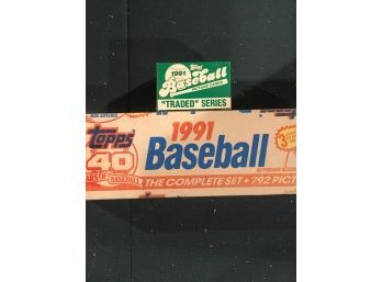 1991 Topps Factory Complete Set PLUS Traded Set