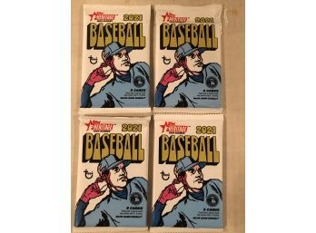 2021 Topps Heritage Unopened Packs Lot Of (4)