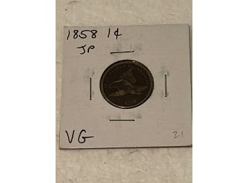 1858  VG   Flying Eagle Cent