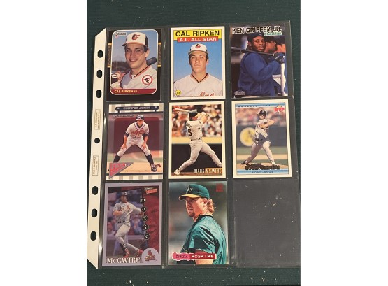 14 - Card Lot All Star Baseball Players