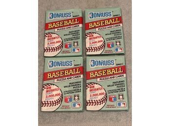 1991 Donruss Wax Packs Series 2 - 4 Packs
