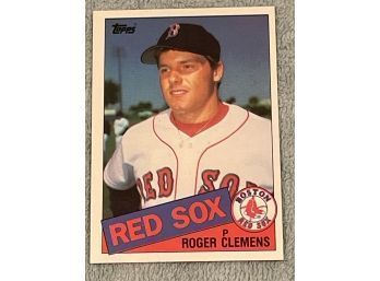 1985 Topps Roger Clemens Rookie Card