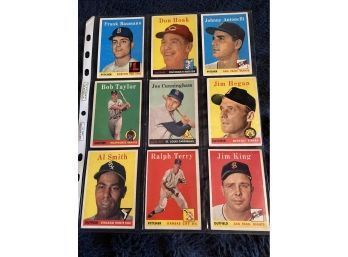 1958 Topps Baseball Cards