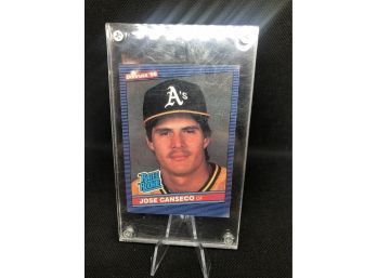 1986 Donruss Canseco Rookie Card!