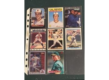 14 - Card Lot All Star Baseball Players