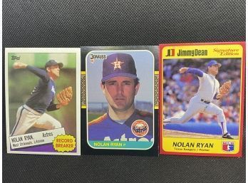 Nolan Ryan Baseball Card Lot