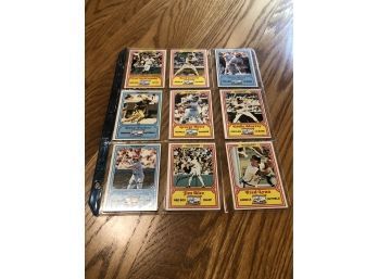 1981 Drakes Baseball Card Set