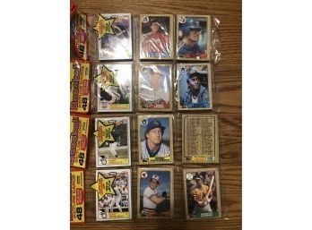 Lot Of (4) Unopened 1987 Topps Baseball Rack Packs