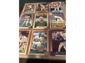 1990 Topps Baseball Complete Set  In Binder
