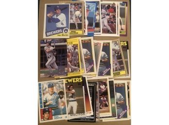 Lot Of (25) HOF Paul Molitor Baseball Cards