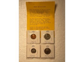 Proof Set Coins - 4 Coins
